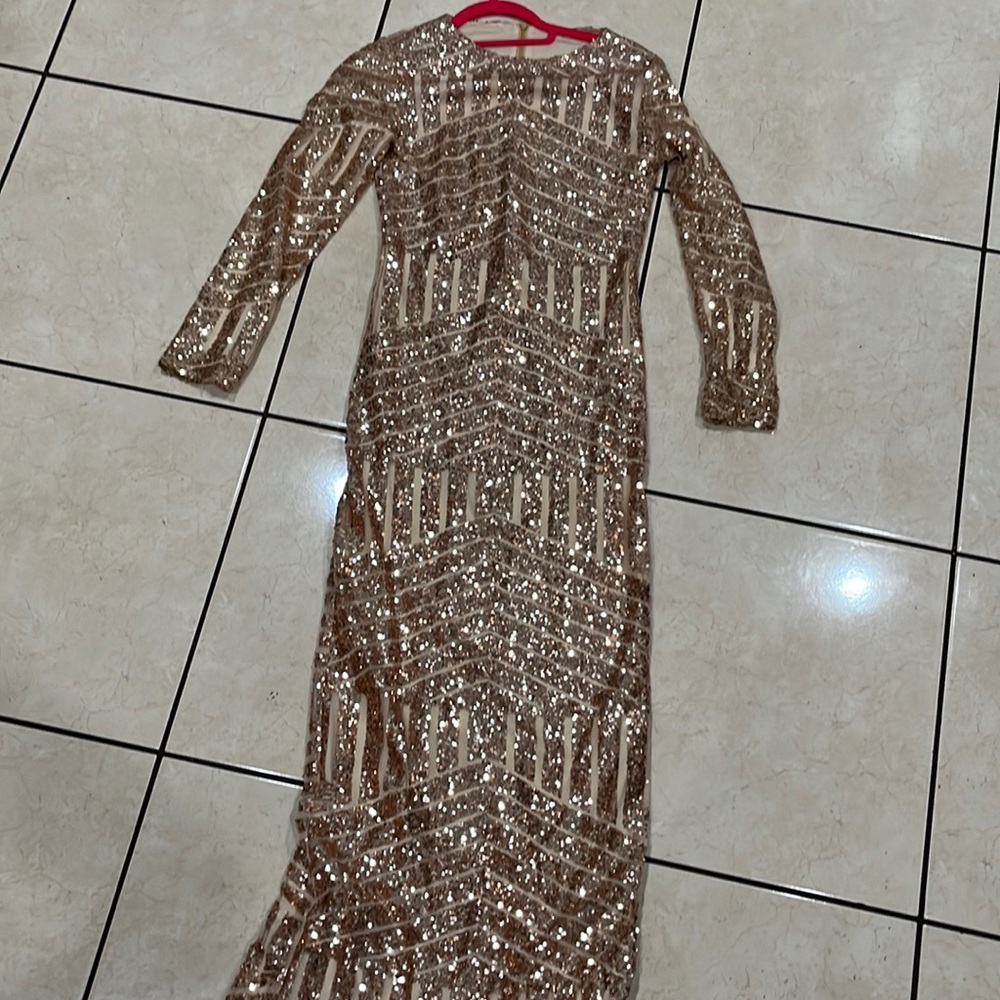 Prom New Years Cocktail Wedding Gold Body Bandaid Dress
